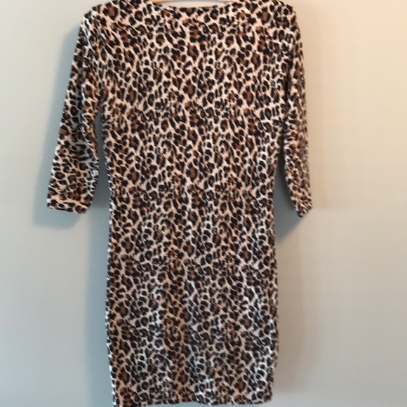 COPY - Moda International leopard print stretch dress - Picture 2 of 5